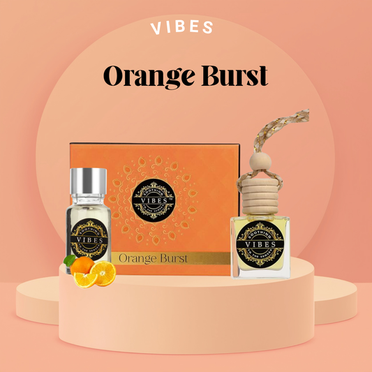 Car perfume Hanging Pod with refill 20ml (Orange Brust)