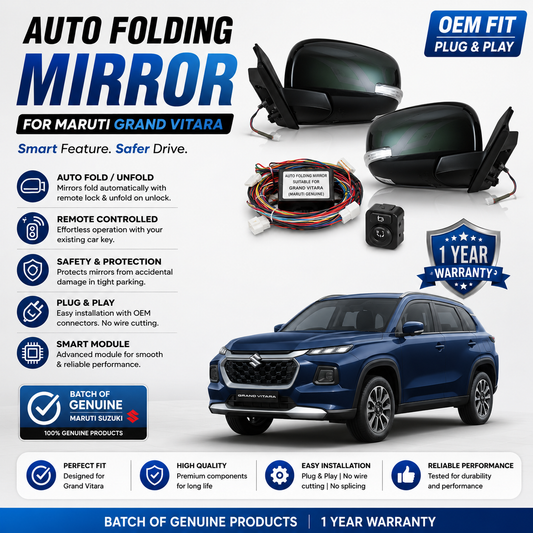 Maruti Grand Vitara Auto Folding Mirror Kit