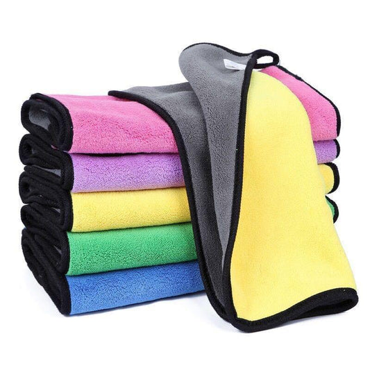 Microfiber Cleaning Cloth 40X40cm, 600GSM Multicolour (Pack 0f 2)